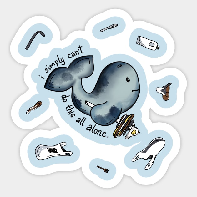 Help our Oceans Sticker by littlebigbit